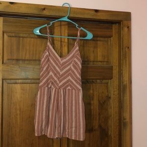 ONE CLOTHING Cute V-neck Mauve Romper